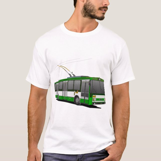 T-shirt Trolleybus Škoda 14 TR (Devant)