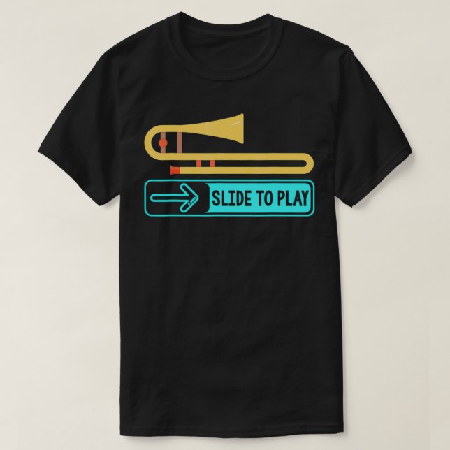 T-shirt Trombe Trombonemouthpiece Trombone Trombone (Design devant)
