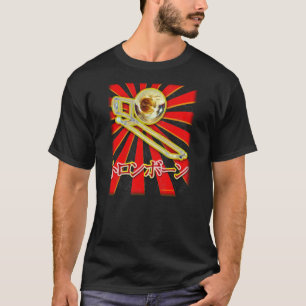 T-shirt Trombone grunge du Japon
