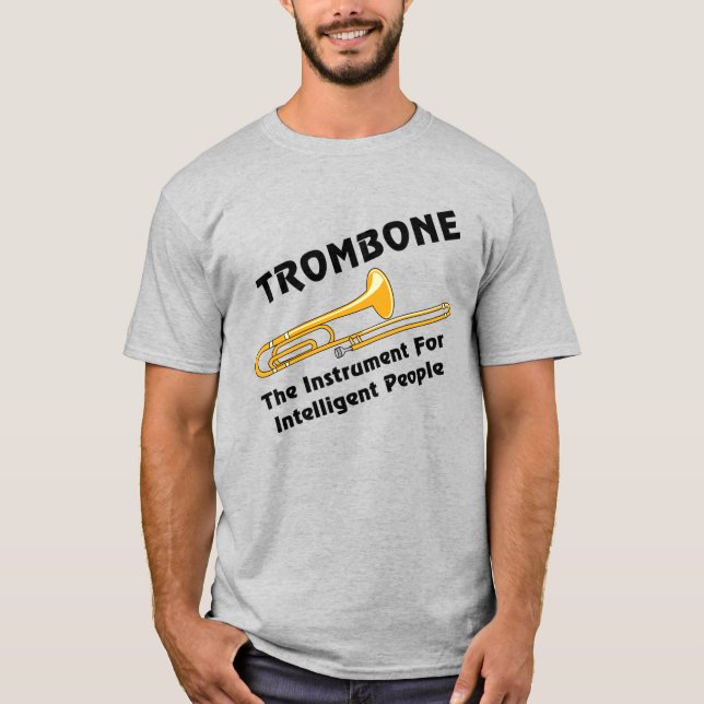 T-shirt Trombone intelligent (Devant)