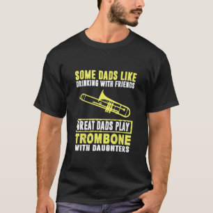T-shirt Trombone - Les Grands Dads Trombone Avec Faughty F