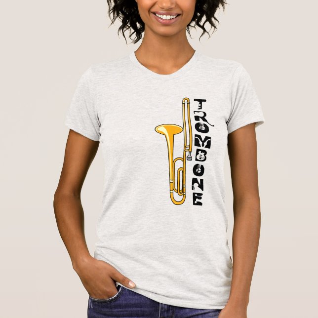 T-shirt Trombone verticale (Devant)