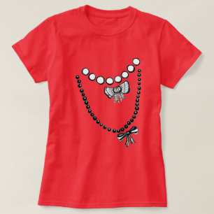 T-shirt Trompe L'oeil Colliers