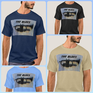 T-shirt Trompette Artsy Blues