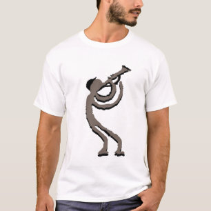 T-shirt Trompette de Jazz Kokopelli