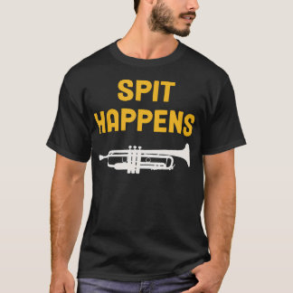 T-shirt Trompette drôle de crachat