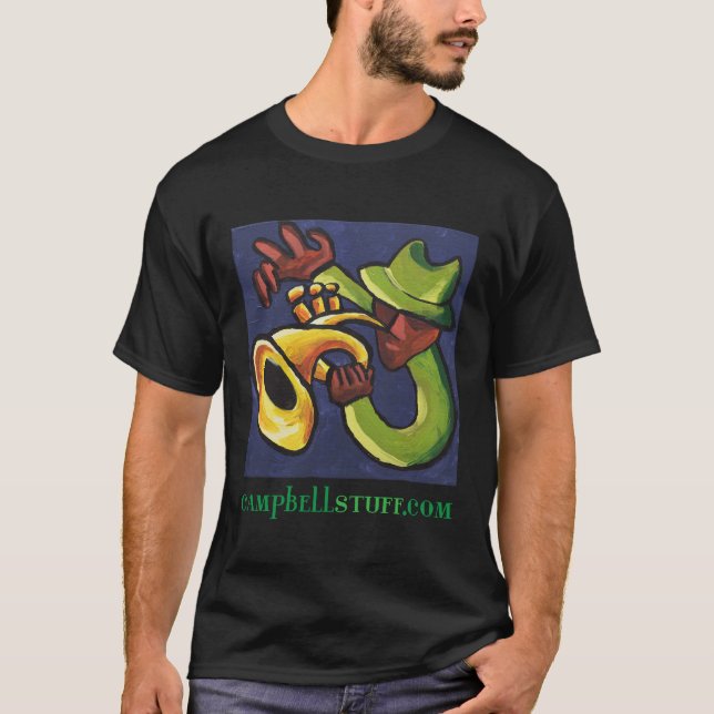 T-shirt Trompettiste avec le logo (Devant)