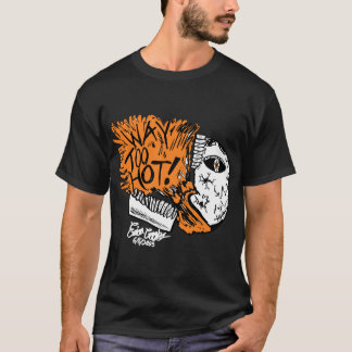 T-shirt TROP CHAUD ! crâne dessin animé