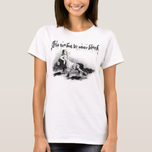 T-shirt Trop chaud pour porter du noir