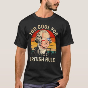 T-shirt Trop Cool pour George Washington Vintag