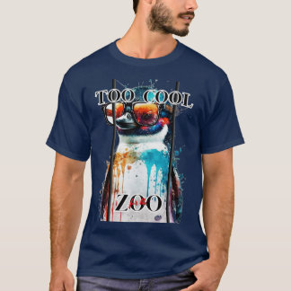 T-shirt Trop Cool pour le zoo Penguin