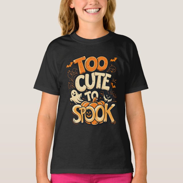 T-shirt Trop Cutre À Parler - Halloween (Devant)