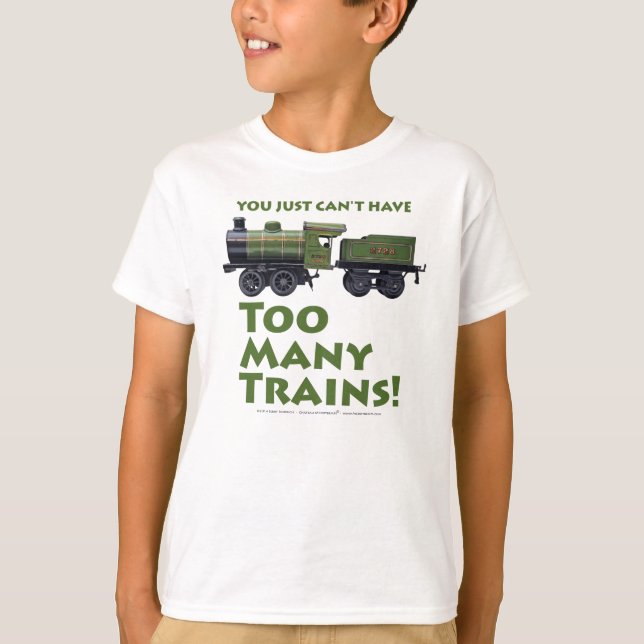 T-shirt Trop d'antiquité de trains (Devant)