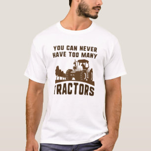 T-shirt Trop de tracteurs