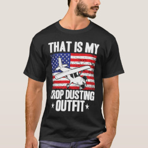T-shirt Trop Duster Drapeau Américain C'Est Ma Culture Dus