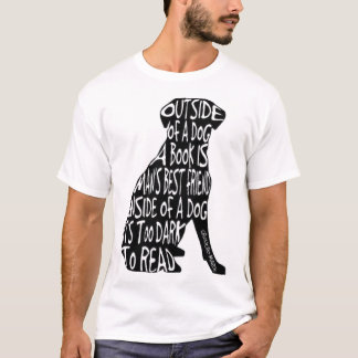 T-shirt Trop foncé pour lire