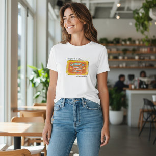 T-shirt Trop glamour pour être une palourde, design anchoi