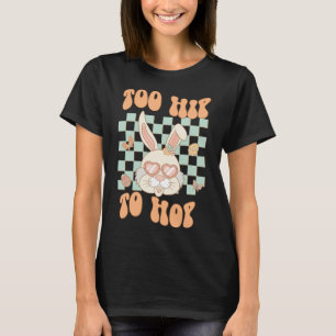 T-shirt Trop Hip To Hop Love Bunny Lunettes de soleil Retr