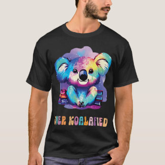 T-shirt Trop Koalafied Mignon Vintage Coloré Koala
