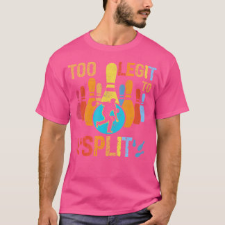 T-shirt Trop Léger Pour Fractionner Bowlers Bowling Player