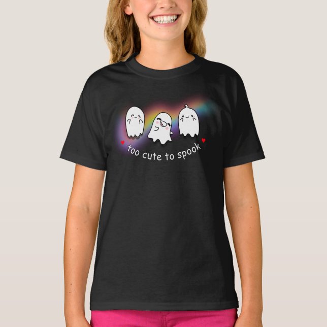 T-shirt trop mignon Ghost (Devant)