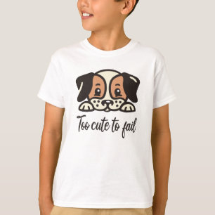 T-shirt Trop mignon pour échouer