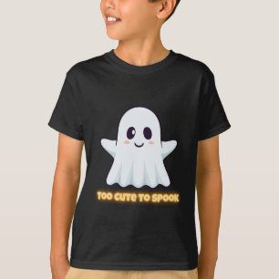T-shirt Trop Mignon Pour Effrayer – Fantôme Kawaii Adorabl