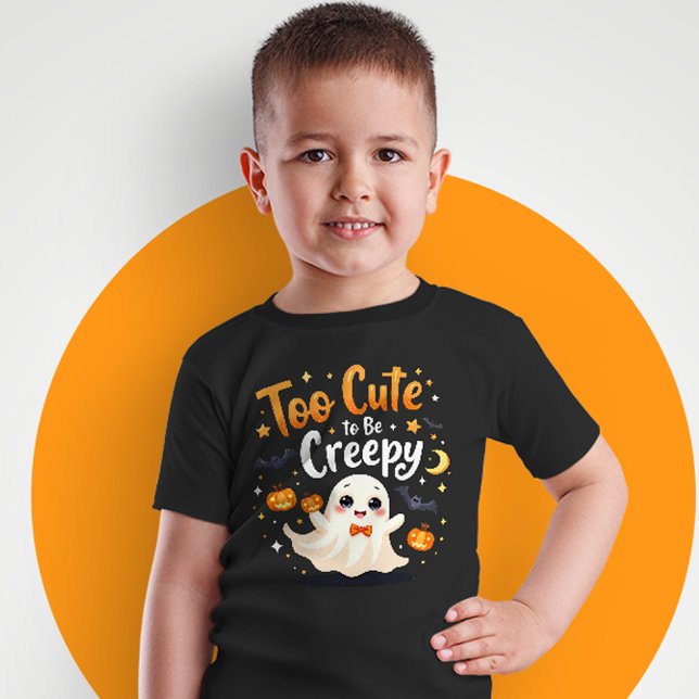 T-shirt Trop mignon pour être Déplaisant Fantôme Halloween (Créateur téléchargé)
