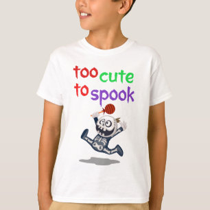 T-shirt Trop mignon pour parler - Drôle Halloween Skeleton