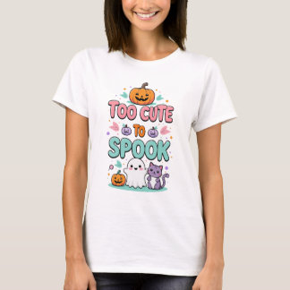 T-shirt Trop mignon pour parler - Kawaii Pastel Halloween