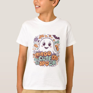 T-shirt Trop mignon pour parler, un salut doux et glacé