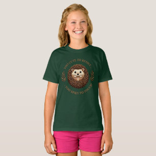 T-shirt Trop mignon pour résister...  – Drôle de hérisson