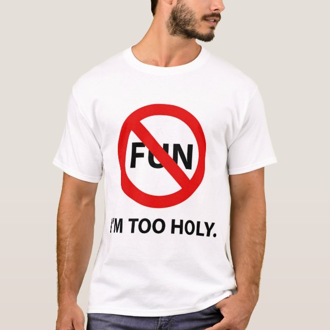 T-SHIRT TROP SAINT (Devant)