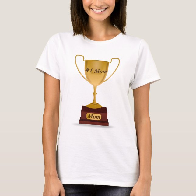 T-shirt Trophée #1 Maman (Devant)