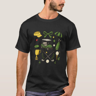 T-shirt Trophée de parapluie de balle de clubs de chariot 