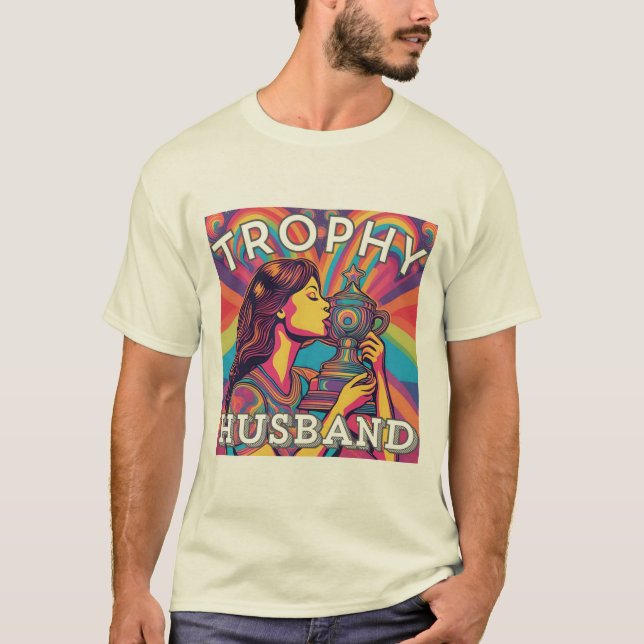 T-shirt Trophée Mari 1 Psychédélique (Devant)