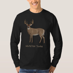 T-shirt Trophée Whitetail Junkie Chasse aux cerfs Buck