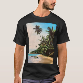 T-shirt Tropical Beach Jah Sunny Arts Design