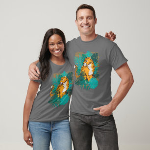 T-shirt Tropical Cheetah