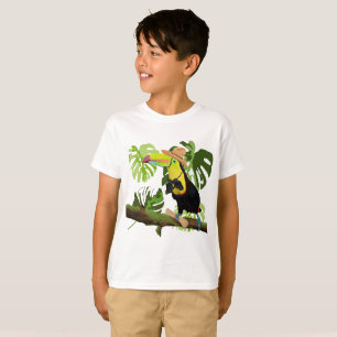 T-shirt Tropical Fun Toucan Jungle Explorer