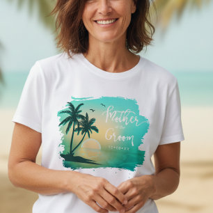T-shirt Tropical Isle Belle de la Mariée Sarcelle ID581
