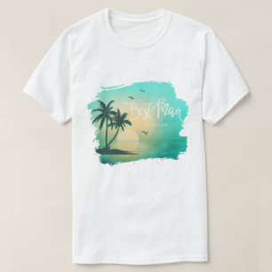 T-shirt Tropical Isle Best Man Turquoise ID581