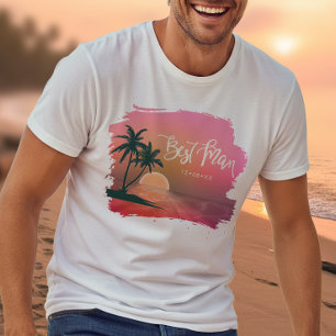 T-shirt Tropical Isle Meilleur Homme Rose ID581