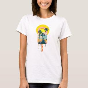 T-shirt Tropical Summer Sunset Sweets Paradise
