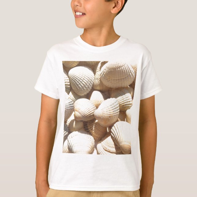 T-shirt Tropical Sunny Sea Shells (Devant)