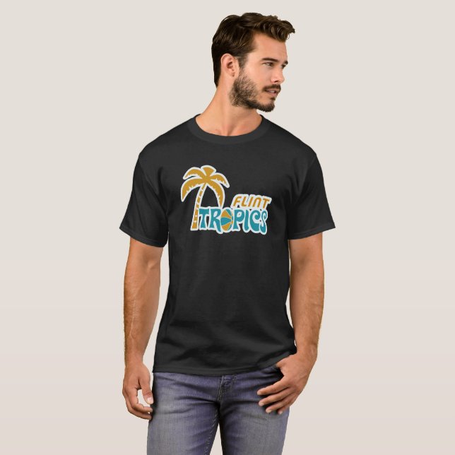 T-shirt Tropiques de silex rétros (Devant entier)