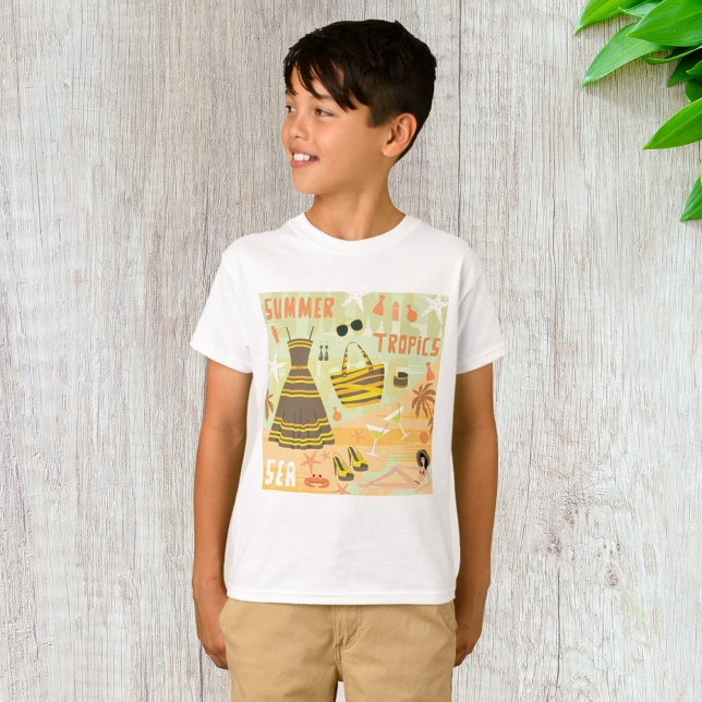 T-shirt Tropiques d'été (Créateur téléchargé)