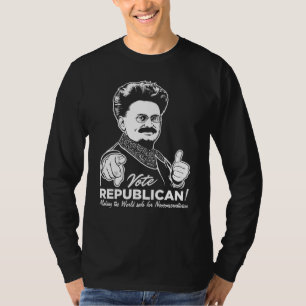 T-shirt Trotsky Vote Républicain Chemise