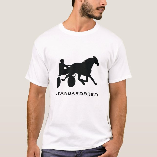 T-shirt trotteur, standardbred (Devant)