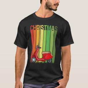 T-shirt Trottinettes Rétro Noël Groupe Adorable Xmas Corre